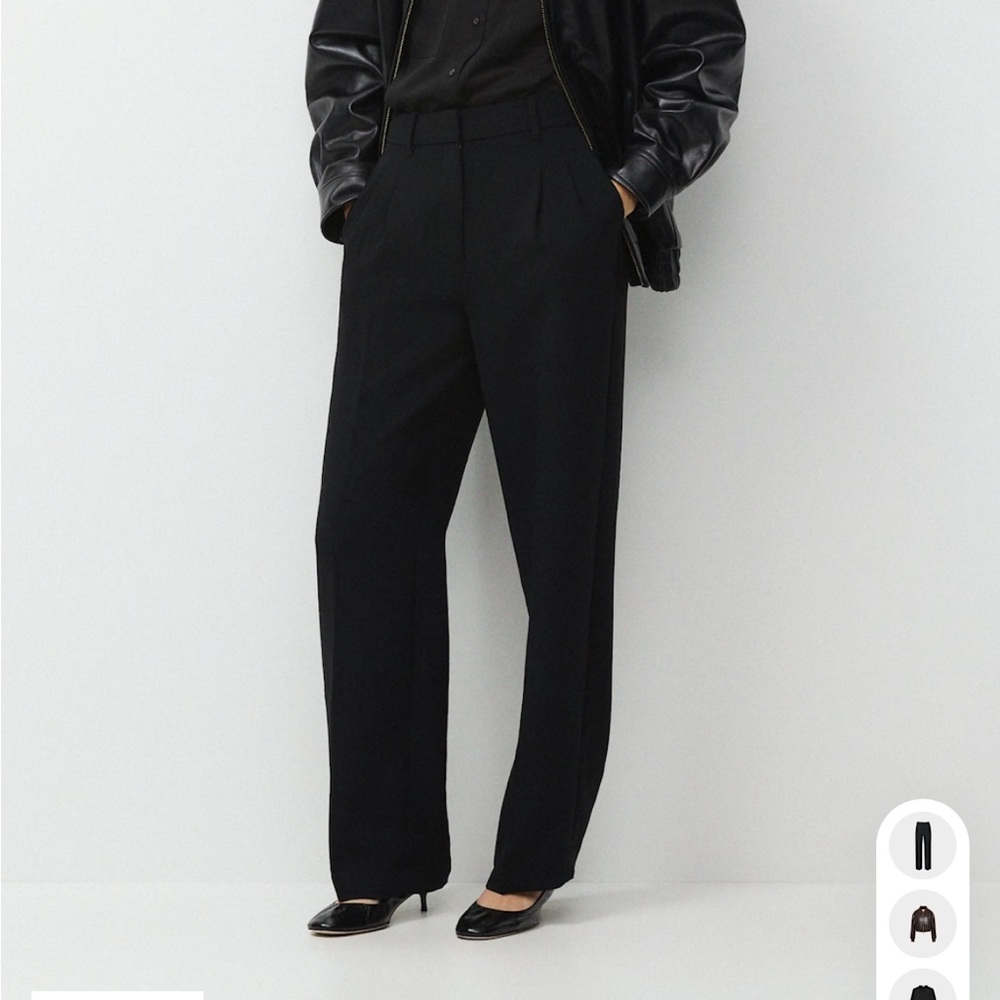 Aritzia The Effortless Pant - Crepette High-Waist Trousers NWT